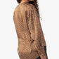 Blusa Feminina Sanctuary Estampada Moderna Marrom Tamanho Grande