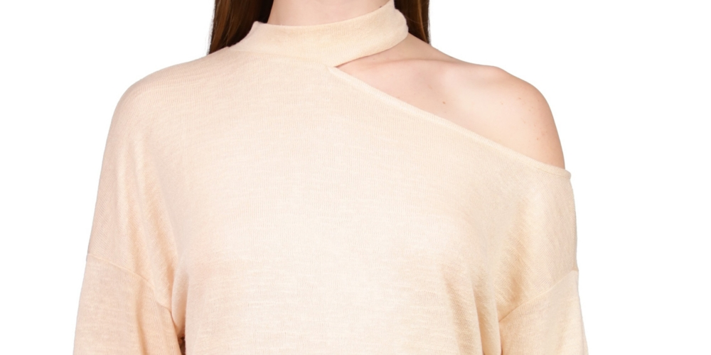 Santuário Feminino Full Time Lover Recortado Top Bege Tamanho Grande