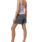 Regata feminina French Connection Yaki Check Smocked Rosa Tamanho 4