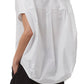 Camisa feminina Rhodes Popover da French Connection, branca, tamanho médio