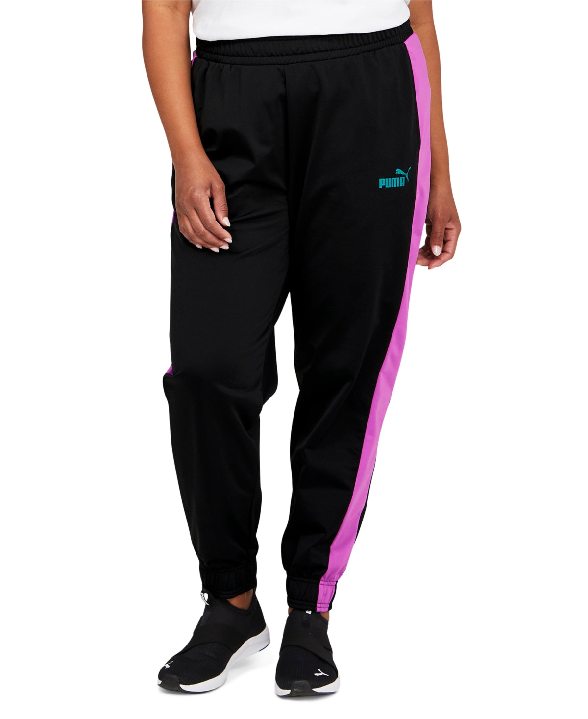 Calça de corrida feminina Puma preta tamanho 3X