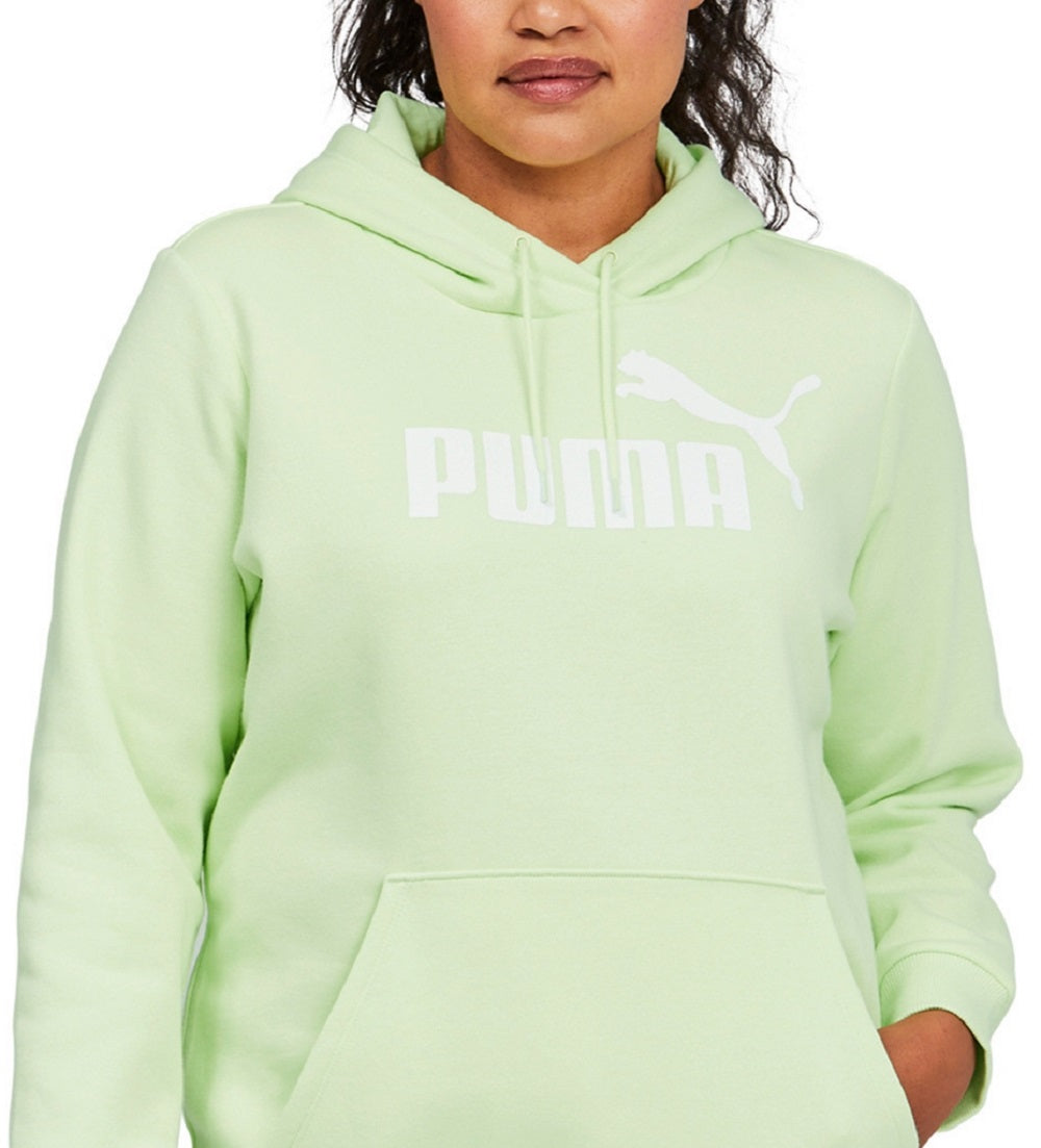 Moletom com capuz feminino Puma Logo Verde Tamanho 2X