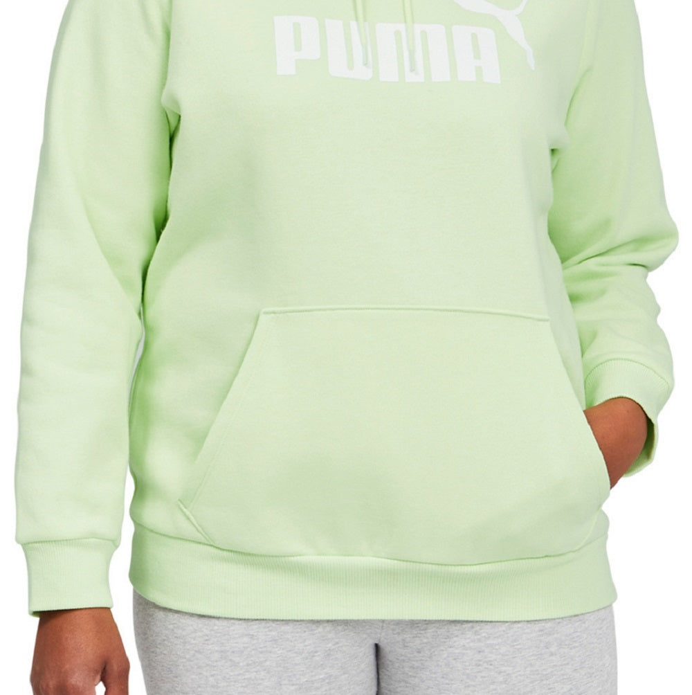 Moletom com capuz feminino Puma Logo Verde Tamanho 2X