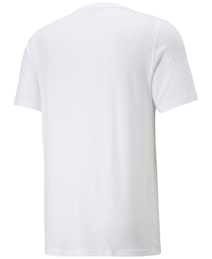 Camiseta Puma Power Logo Graphic Manga Curta Masculina Branca Tamanho P
