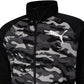 Jaqueta Puma Masculina Contrast Camo Full Zip Preta Tamanho Grande