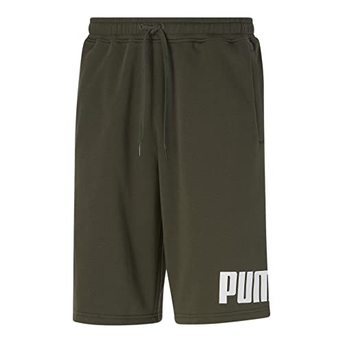 Shorts Puma Big Fleece Logo Masculino Verde Tamanho Médio