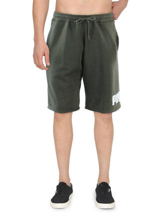 Shorts Puma Big Fleece Logo Masculino Verde Tamanho Médio