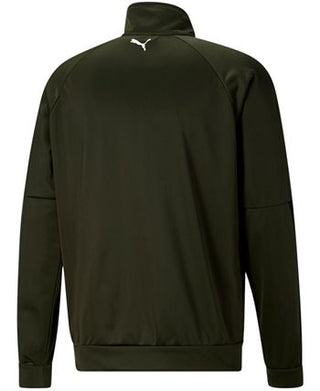 Jaqueta Puma Masculina Contrast 2.0 Colorblocked Logo Print Verde