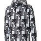 Moletom com capuz Puma masculino com estampa gráfica e logotipo Allover, branco, tamanho grande