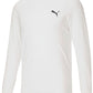 Camiseta Puma Masculina Manga Longa Logo Branca Tamanho Médio