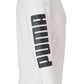 Camiseta Puma Masculina Manga Longa Logo Branca Tamanho Médio