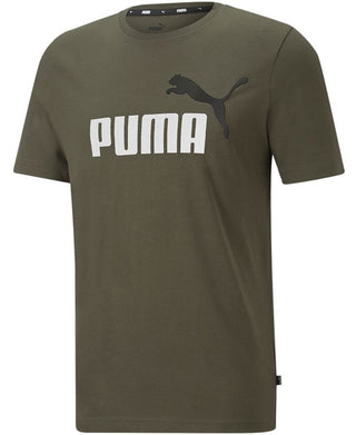 Camiseta Puma Graphic Crewneck Masculina Verde Tamanho P