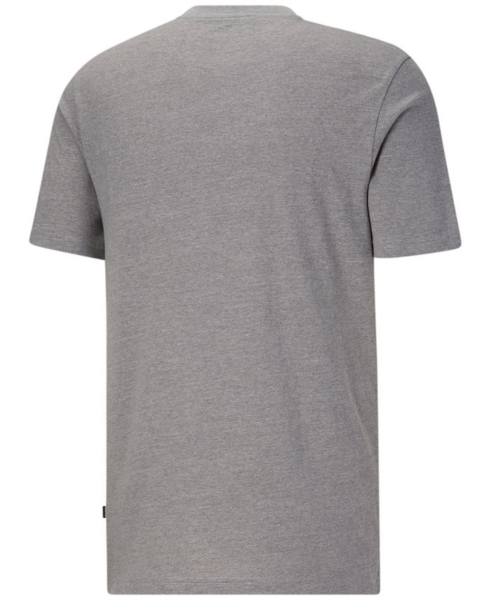Camiseta Puma Masculina Basketball Court Graphic Manga Curta Gola Redonda Cinza Tamanho XXG