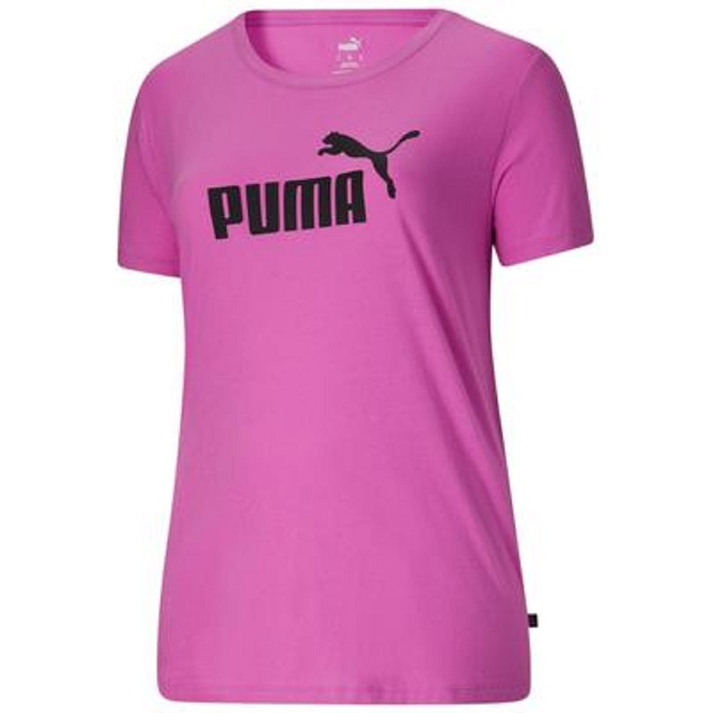 Camiseta Puma Logo Feminina Rosa Tamanho 1X