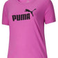 Camiseta Puma Logo Feminina Rosa Tamanho 1X