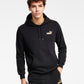 Moletom Puma Masculino com Fita de Logotipo Dourado e Fleece, Preto, Tamanho Pequeno