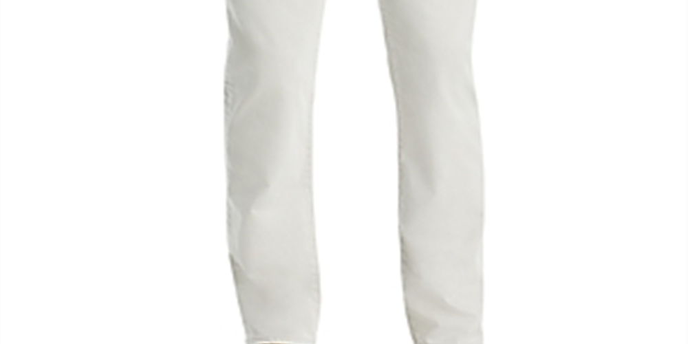 Calça Ag Masculina Tellis Slim Fit Sarja Cinza Tamanho 30X34