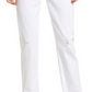 Calça jeans AG Ex-Boyfriend Slouchy Slim Crop, base branca de 1 ano, tamanho 25