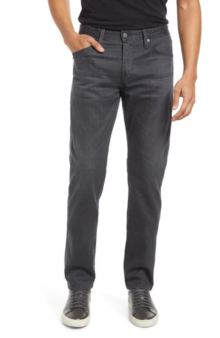 Calça jeans AG Everett Slim Straight Leg, Rambler, 7 anos, tamanho 36 x 33