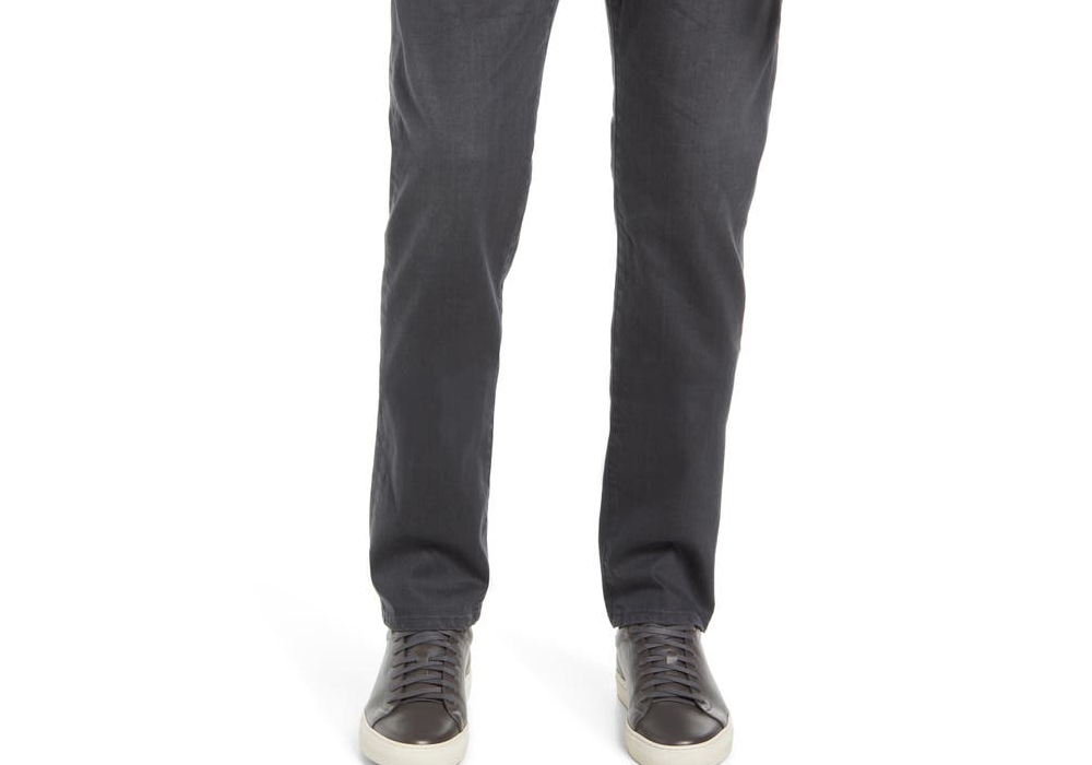 Calça jeans AG Everett Slim Straight Leg, Rambler, 7 anos, tamanho 36 x 33