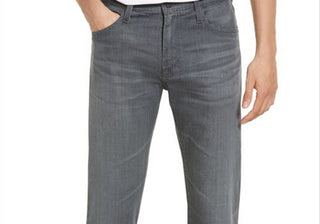 Calça jeans AG Everett Slim Straight Leg, Rambler, 7 anos, tamanho 36 x 33