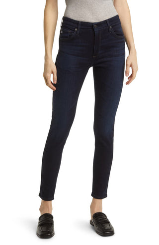 Calça jeans skinny AG Farrah azul Switchback tamanho 29