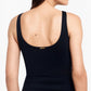 Top tankini feminino Ralph Lauren Beach Club com babados e aro, preto, tamanho 10