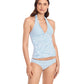Top Tanquíni Listrado Bengal Feminino Ralph Lauren Azul Tamanho 12
