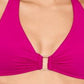 Top de biquíni Halter Beach Club feminino Ralph Lauren, rosa, tamanho 4