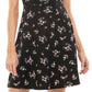 Vestido curto com estampa floral Ultra Flirt Junior, preto, tamanho pequeno