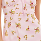Vestido curto com estampa floral Ultra Flirt Junior, rosa, tamanho X-S
