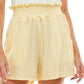 Macacão Ultra Flirt Junior com decote em V, amarelo, tamanho XX-G