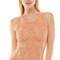 Vestido de crochê Ultra Flirt Junior Laranja Tamanho Médio