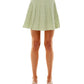 Minissaia Seersucker Ultra Flirt Junior Verde Tamanho X-Grande