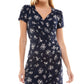 Vestido Ultra Flirt Junior Colorblocked Azul Tamanho X-S
