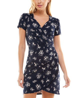 Vestido Ultra Flirt Junior Colorblocked Azul Tamanho X-S