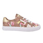 Tênis GUESS Loven Cano Baixo Feminino Marrom Tamanho 8,5 M