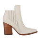 Botas sociais femininas Marc Fisher Mayden, brancas, tamanho 6 M
