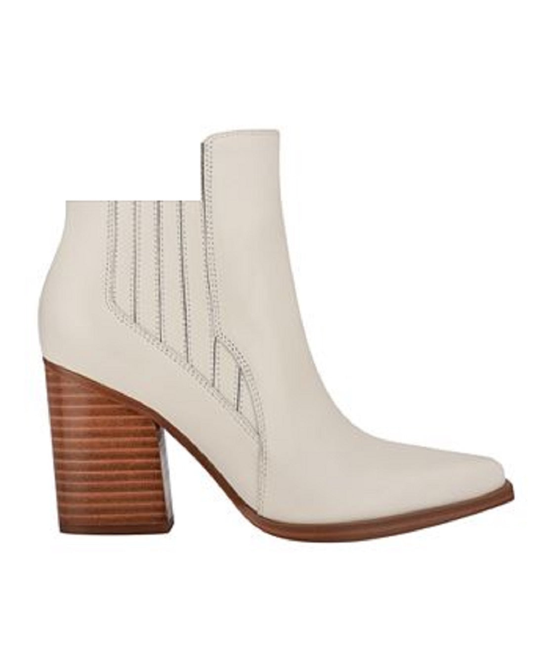 Botas sociais femininas Marc Fisher Mayden, brancas, tamanho 6 M