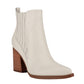 Botas sociais femininas Marc Fisher Mayden, brancas, tamanho 6 M
