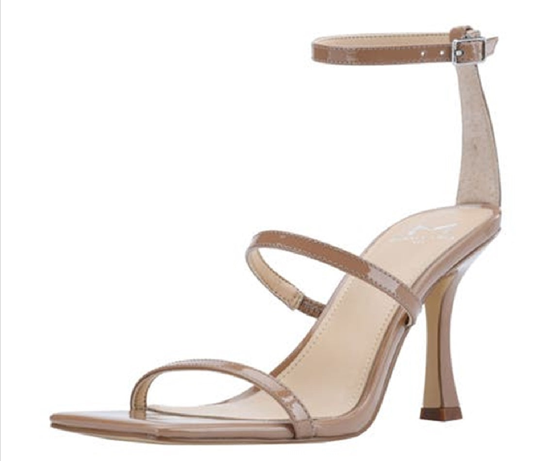 Sandália Marc Fisher Dalida com tiras para mulheres, marrom, tamanho 6 M