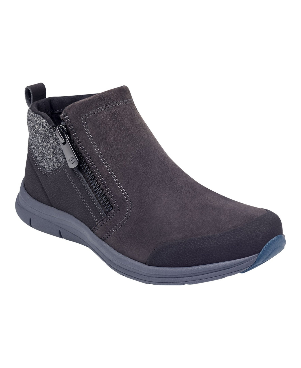 Bota feminina Easy Spirit T Shuffle cinza tamanho 7,5 W