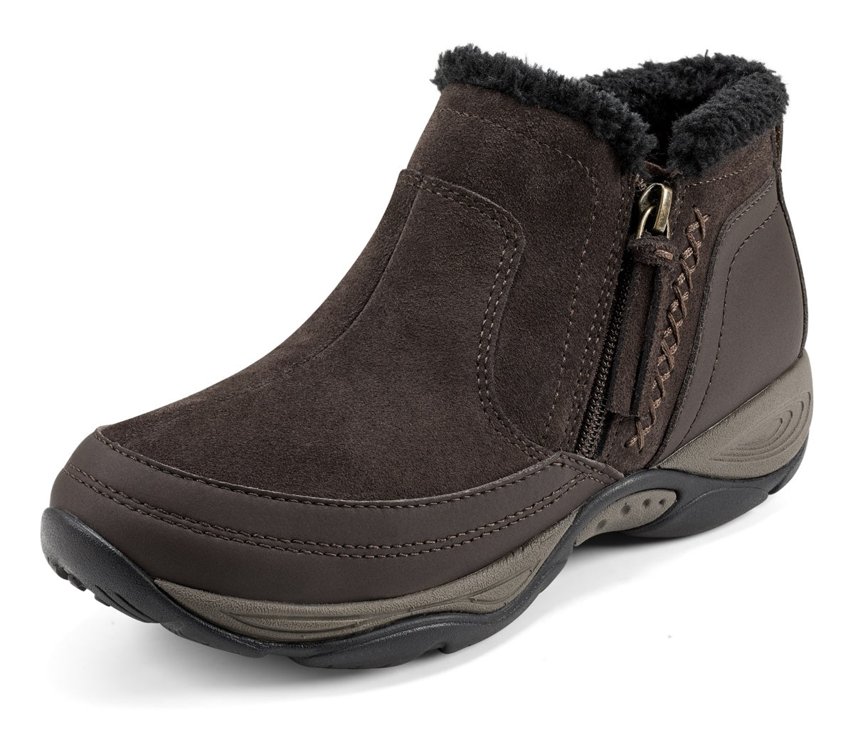 Bota feminina Easy Spirit Epic resistente à água, marrom, tamanho 8 M
