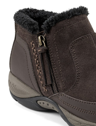 Easy Spirit Women's Epic Water Resistant Ankle Boot Brown Size 8 M