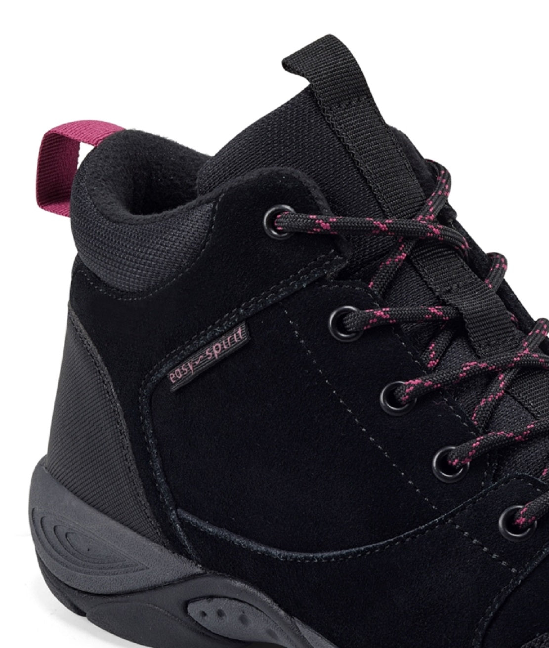 Bota de caminhada feminina Easy Spirit Ehike para clima frio, preta, tamanho 6 W