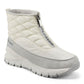 Botas femininas Easy Spirit Wistar para clima frio, tamanho 6,5 M, brancas