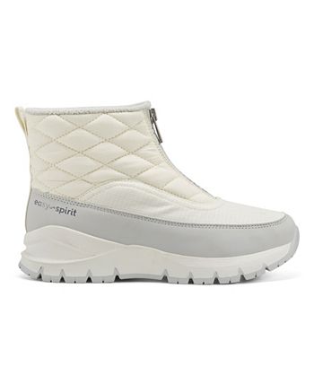 Botas femininas Easy Spirit Wistar para clima frio, tamanho 6,5 M, brancas