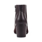 Bota feminina Easy Spirit Tamara salto bloco roxa tamanho 8,5 M