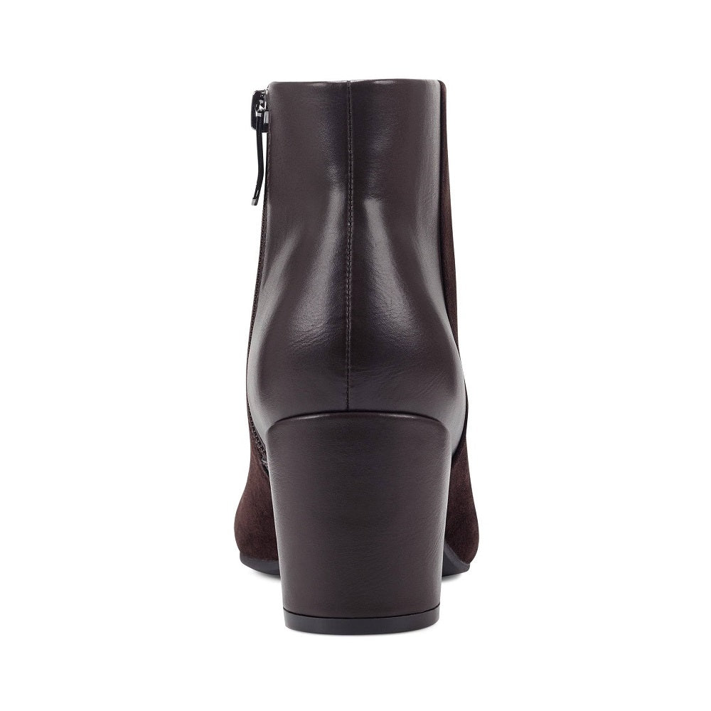Bota feminina Easy Spirit Tamara salto bloco roxa tamanho 8,5 M