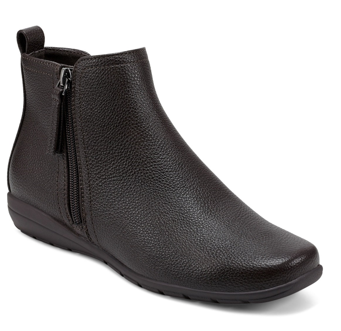 Botas femininas Easy Spirit Aleena Casual bico redondo marrom tamanho 9 W